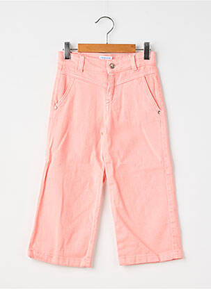 Jeans coupe large stretch taille ajustable orange MAYORAL fille