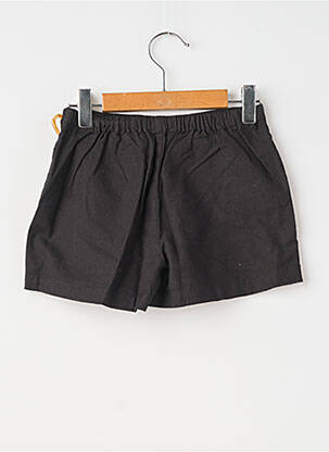 Jupe short tissage popeline noir MAYORAL fille