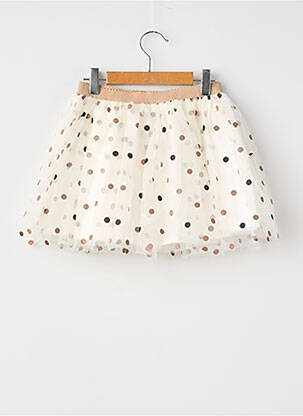Jupe mi-longue doublure beige MAYORAL fille