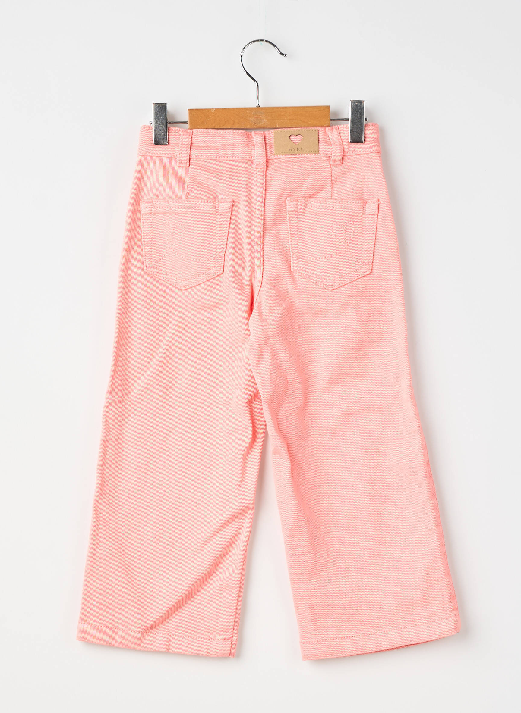 Jeans coupe large stretch taille ajustable orange MAYORAL fille