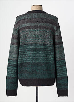 Pull stretch manches longues vert STREET ONE homme