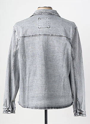 Veste casual fermeture boutonnée sur le devant gris I8 DENIM homme