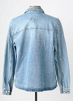 Veste casual fermeture boutonnée sur le devant bleu I8 DENIM homme