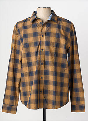 Chemise manches longues coupe droite jaune STREET ONE homme