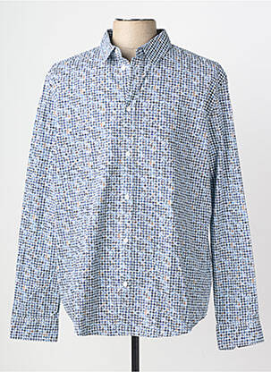 Chemise manches longues coupe droite bleu STREET ONE homme