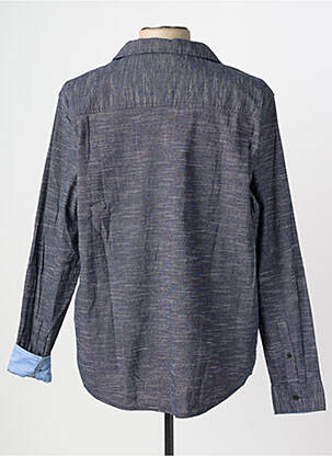 Chemise manches longues coupe droite bleu STREET ONE homme