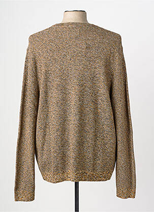 Pull tissage chiné manches longues jaune STREET ONE homme