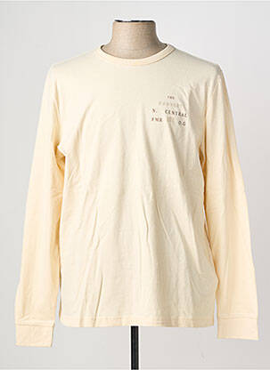 T-shirt coupe cintrée manches longues beige STREET ONE homme