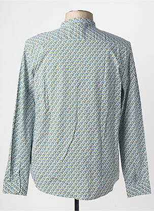 Chemise manches longues coupe cintrée vert YVES ENZO homme