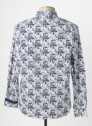 Chemise manches longues coupe cintrée bleu BLACK NUMBER homme