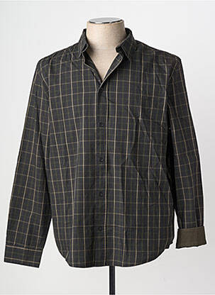 Chemise manches longues imprimé écossais noir STREET ONE homme