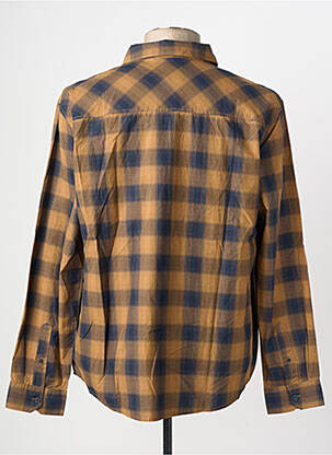 Chemise manches longues imprimé écossais jaune STREET ONE homme