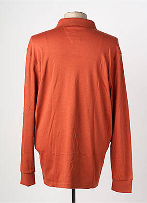 Polo manches longues manches longues orange STIL PARK homme