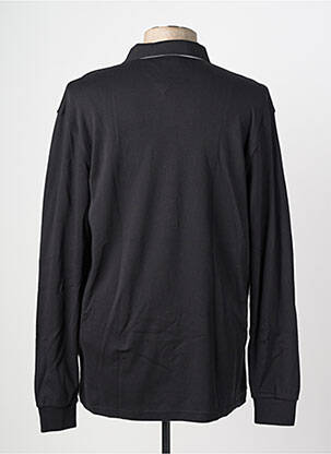 Polo manches longues manches longues noir STIL PARK homme