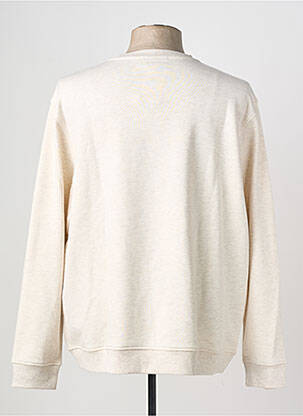 Sweat-shirt stretch manches longues beige STREET ONE homme
