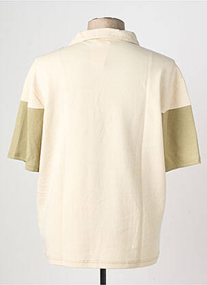Polo tissage jersey manches courtes beige EXTRA PARIS homme