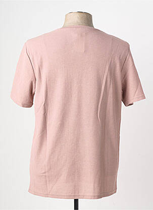 T-shirt coupe cintrée manches courtes rose JSCO homme