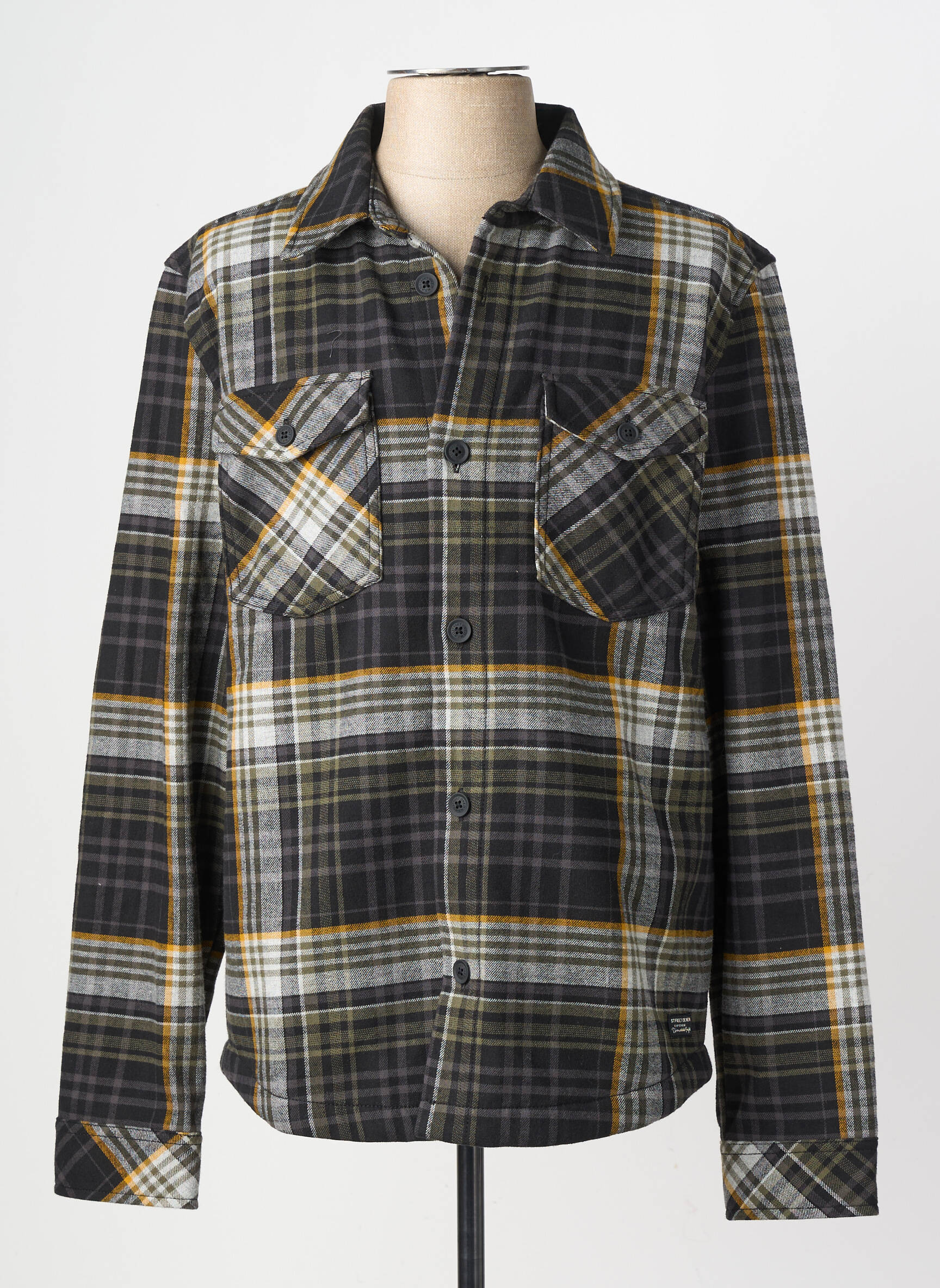 Veste casual fermeture boutonnée sur le devant noir STREET ONE homme