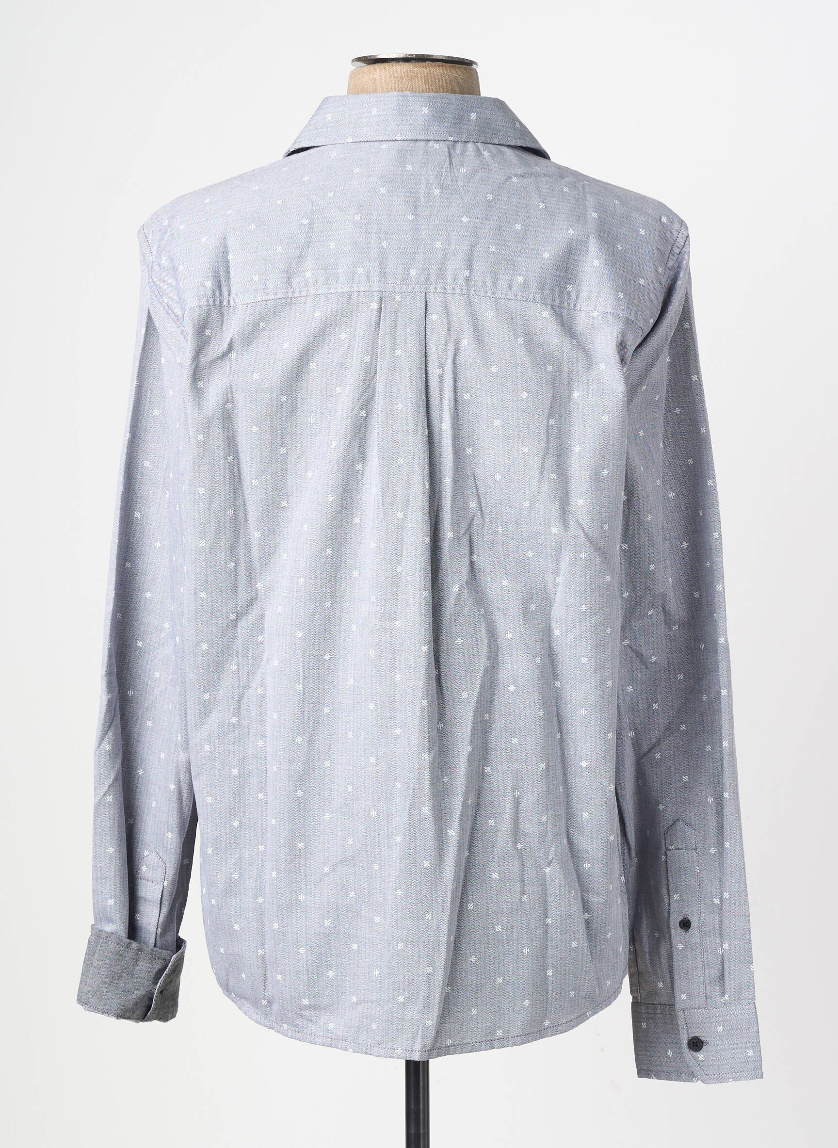 Chemise manches longues poches gris STREET ONE homme