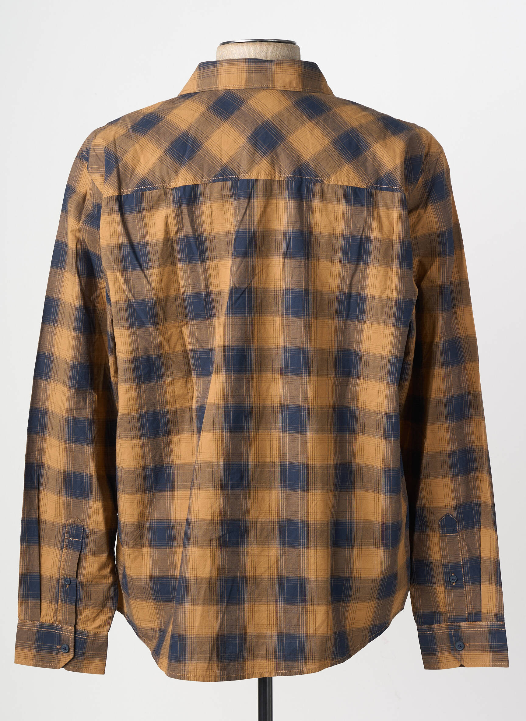 Chemise manches longues coupe droite jaune STREET ONE homme