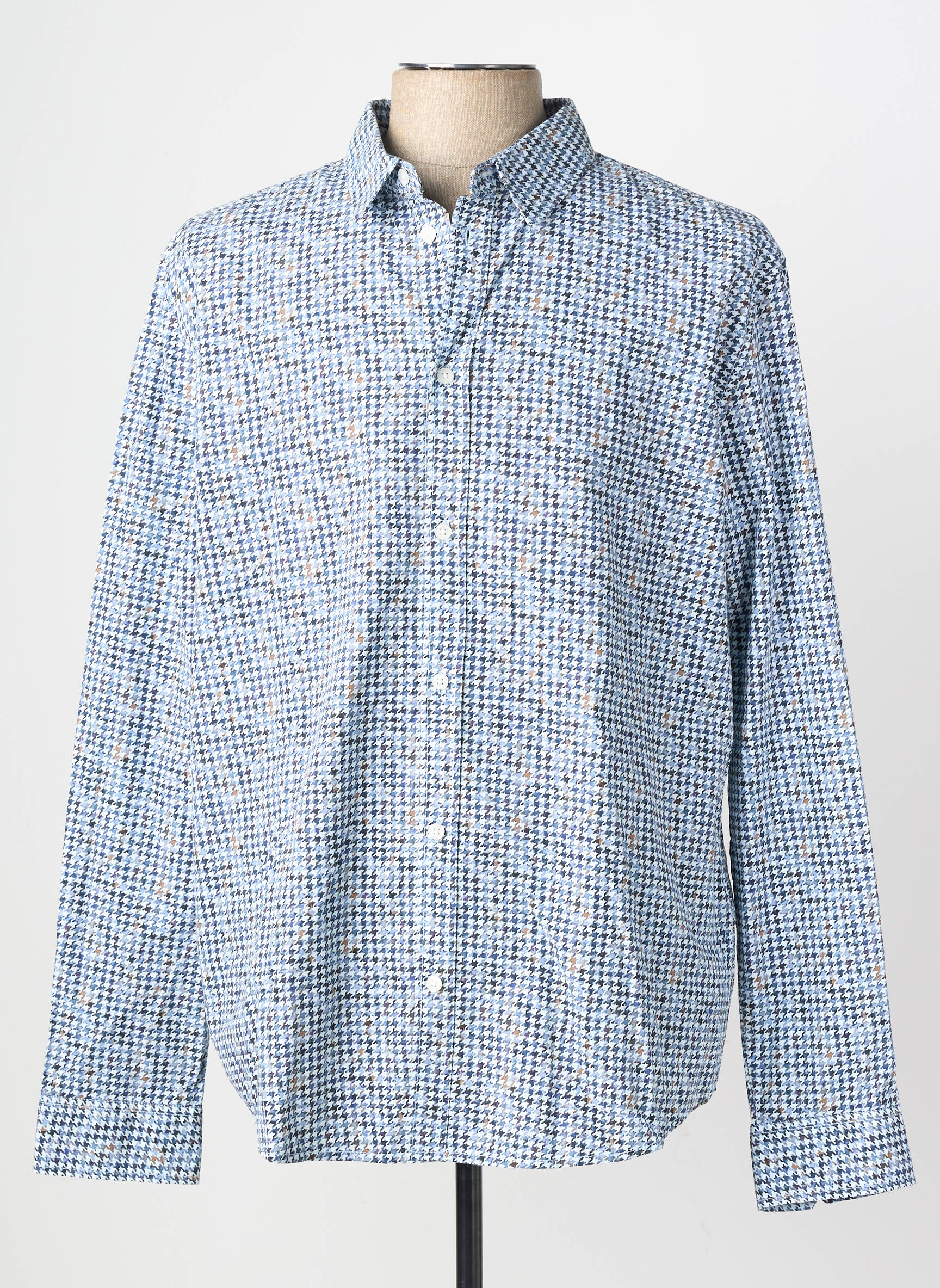 Chemise manches longues coupe droite bleu STREET ONE homme