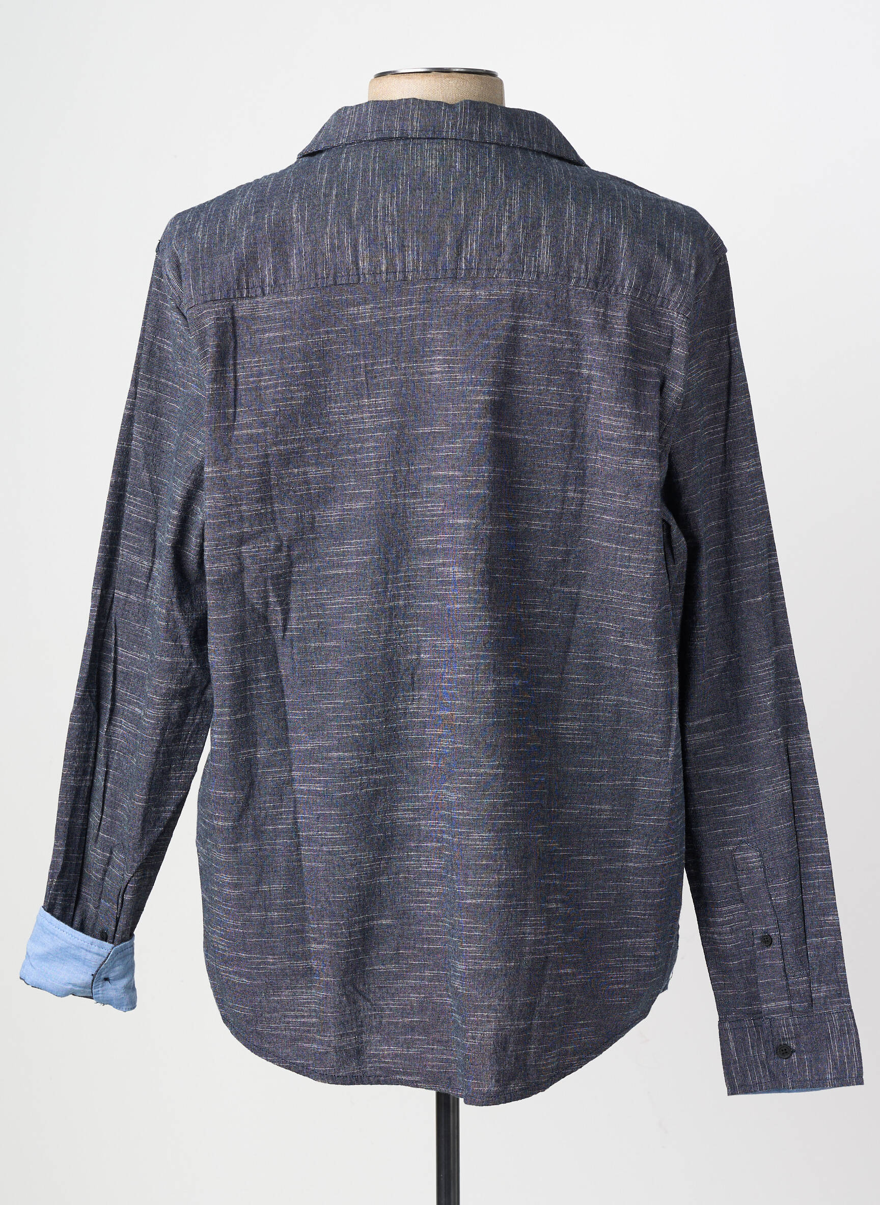 Chemise manches longues coupe droite bleu STREET ONE homme
