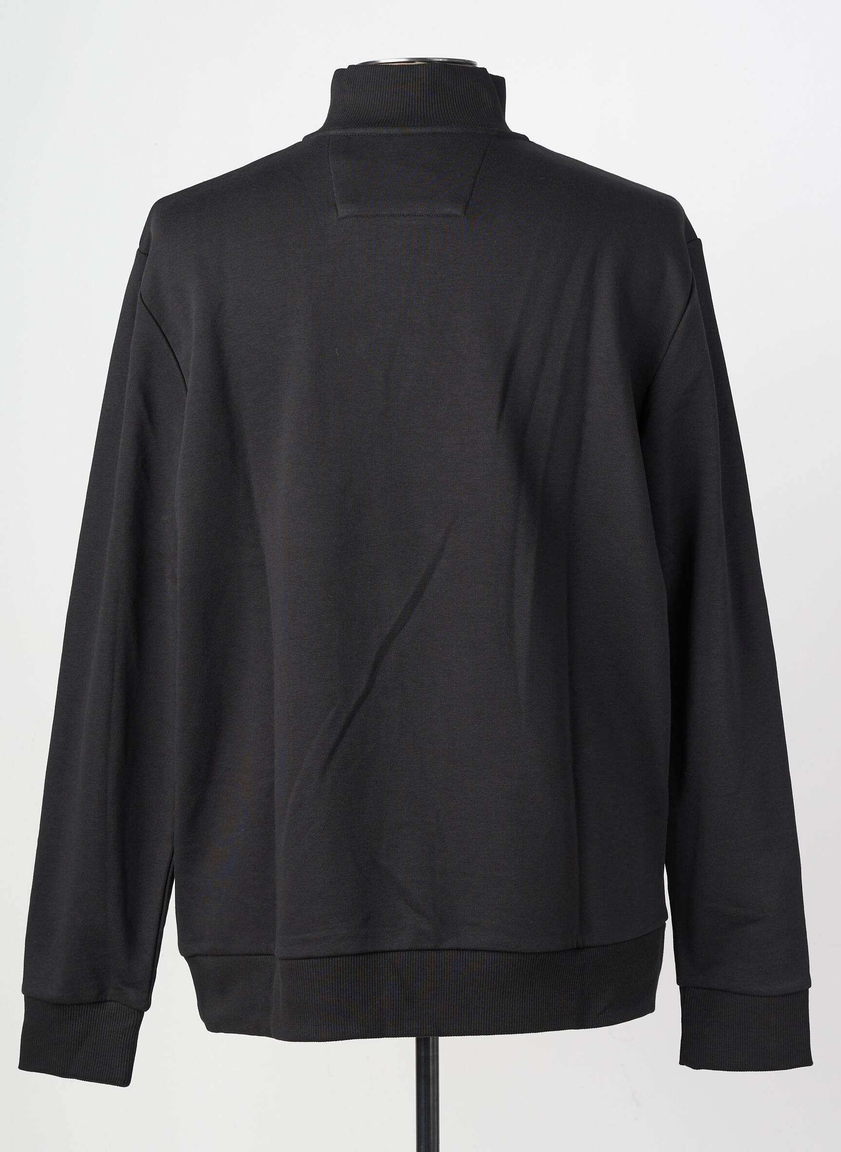 Sweat-shirt stretch manches longues noir STREET ONE homme