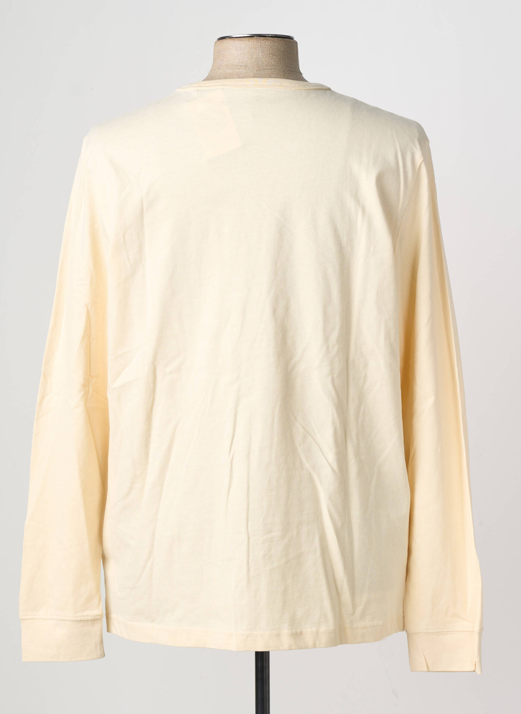 T-shirt coupe cintrée manches longues beige STREET ONE homme