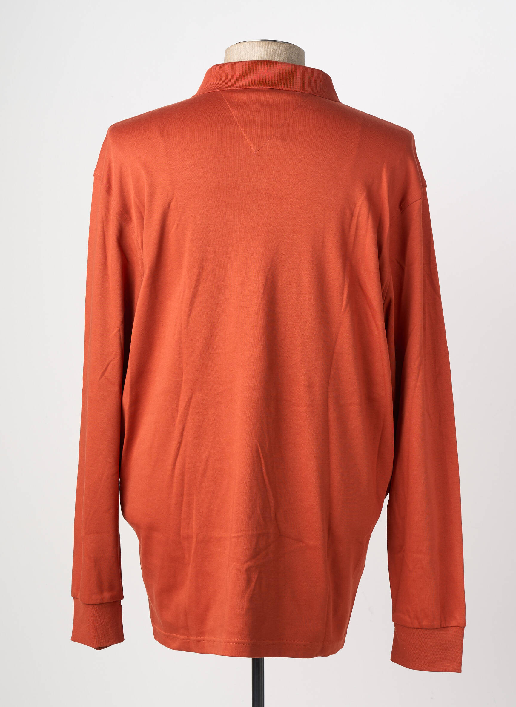 Polo manches longues manches longues orange STIL PARK homme
