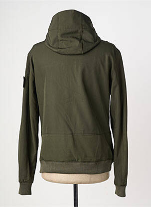 Blouson finition intérieure doublure polaire vert JUST KEY homme