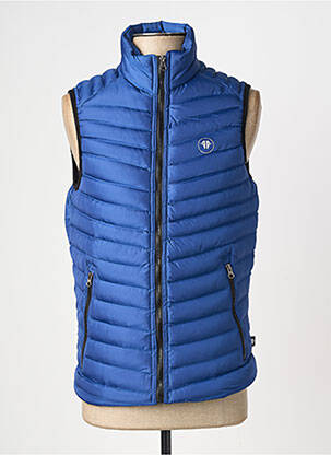 Doudoune poches sans capuche bleu ARMITA homme