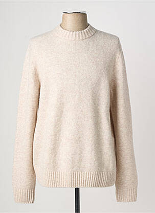 Pull stretch manches longues beige STREET ONE homme