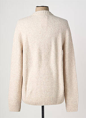 Pull stretch manches longues beige STREET ONE homme