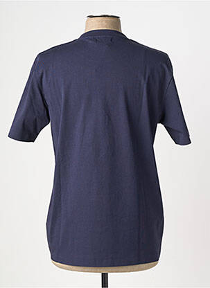 T-shirt coupe cintrée manches courtes bleu FRILIVIN homme