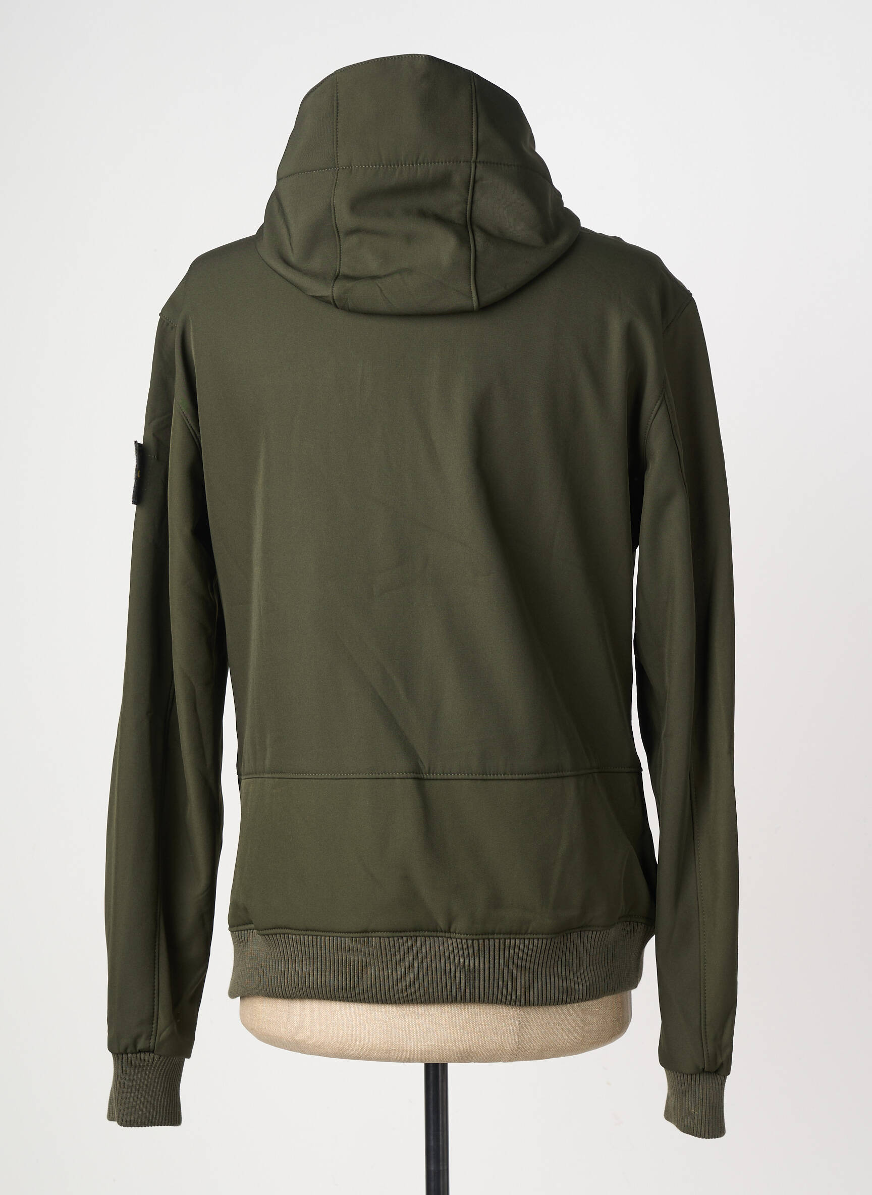 Blouson finition intérieure doublure polaire vert JUST KEY homme