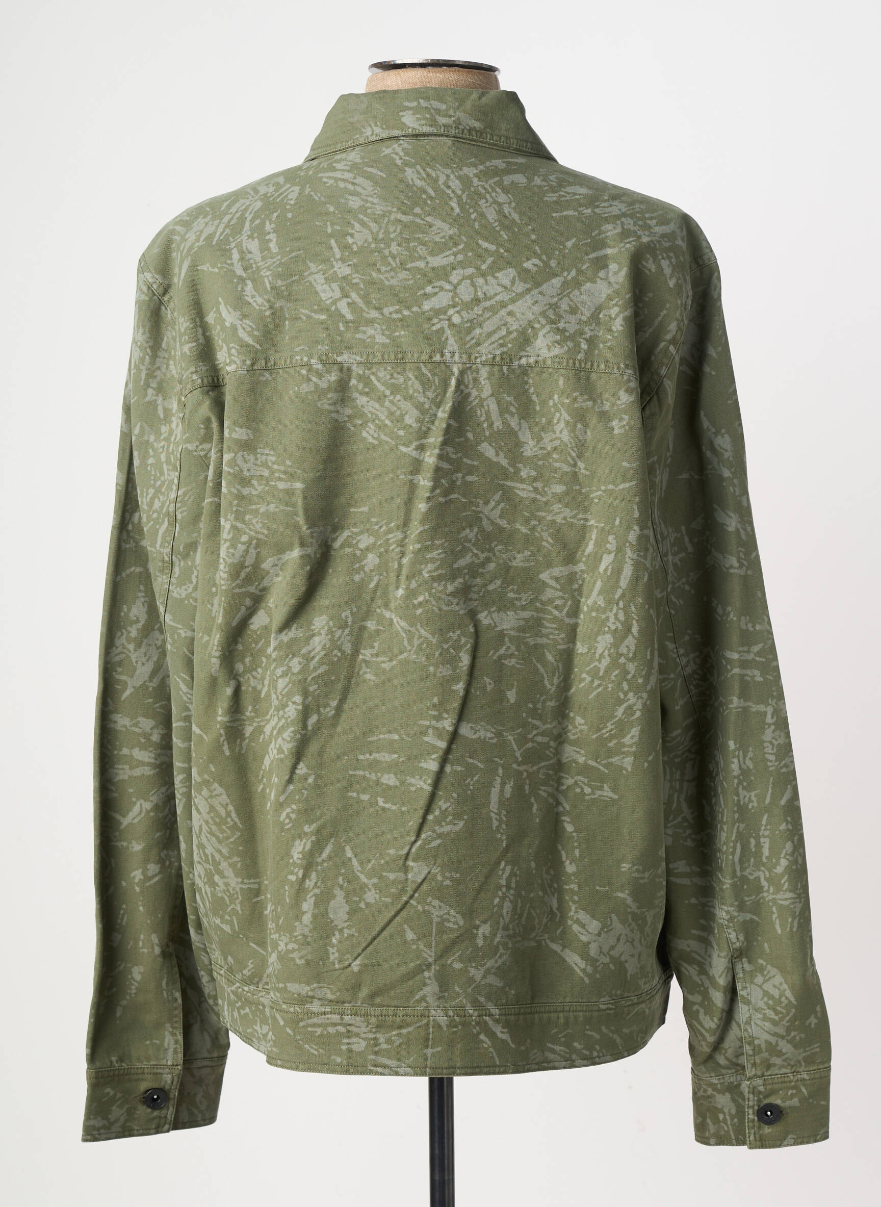 Veste casual fermeture boutonnée sur le devant vert STREET ONE homme