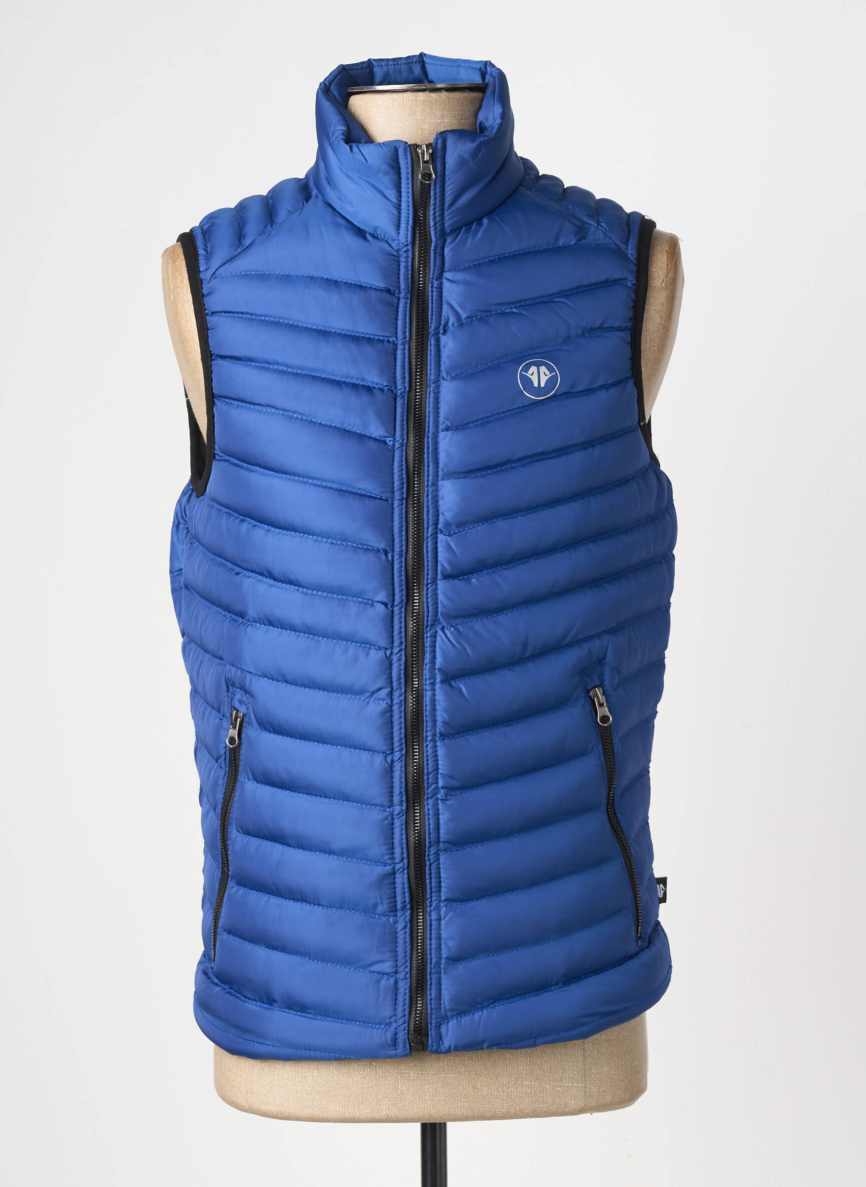Doudoune poches sans capuche bleu ARMITA homme