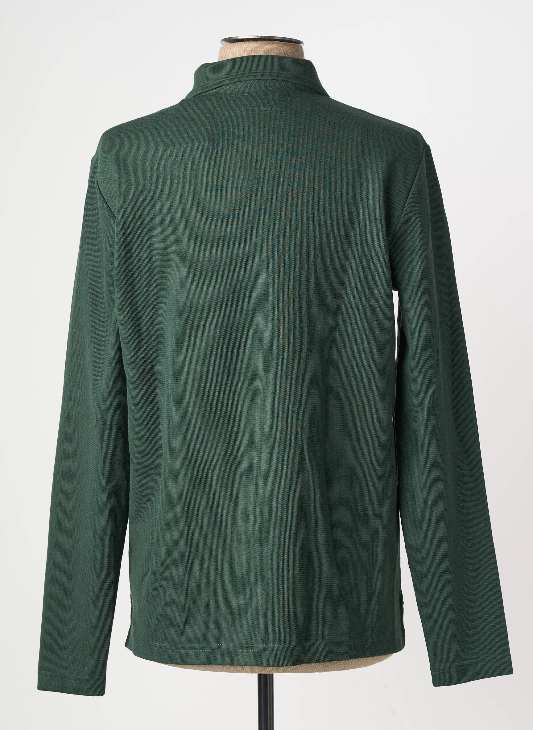 Polo manches longues manches longues vert STREET ONE homme