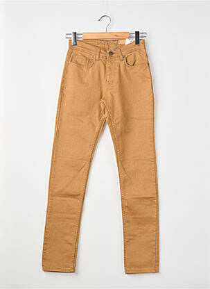 Pantalon slim stretch taille normale marron ARMITA femme