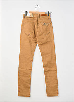 Pantalon slim stretch taille normale marron ARMITA femme