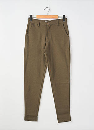 Pantalon chino stretch taille normale vert FRILIVIN femme