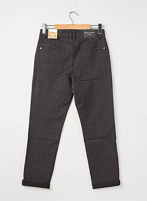 Pantalon slim fermeture zippée sous rabat boutonné taille normale noir STREET ONE homme