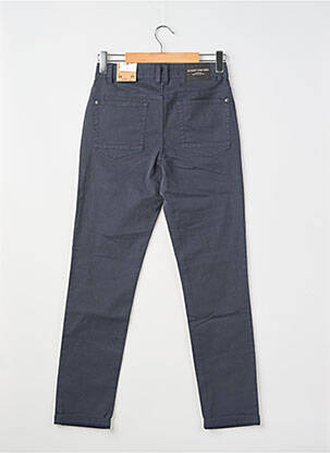 Pantalon slim fermeture zippée sous rabat boutonné taille normale bleu STREET ONE homme