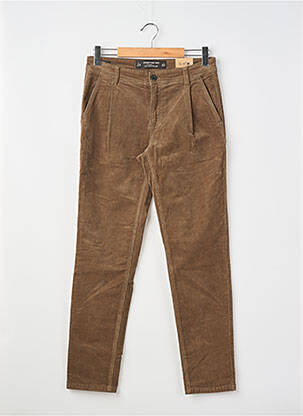 Pantalon chino poches taille normale marron STREET ONE homme