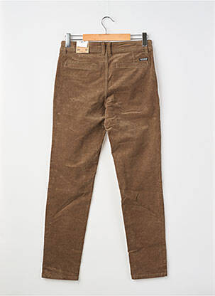 Pantalon chino poches taille normale marron STREET ONE homme