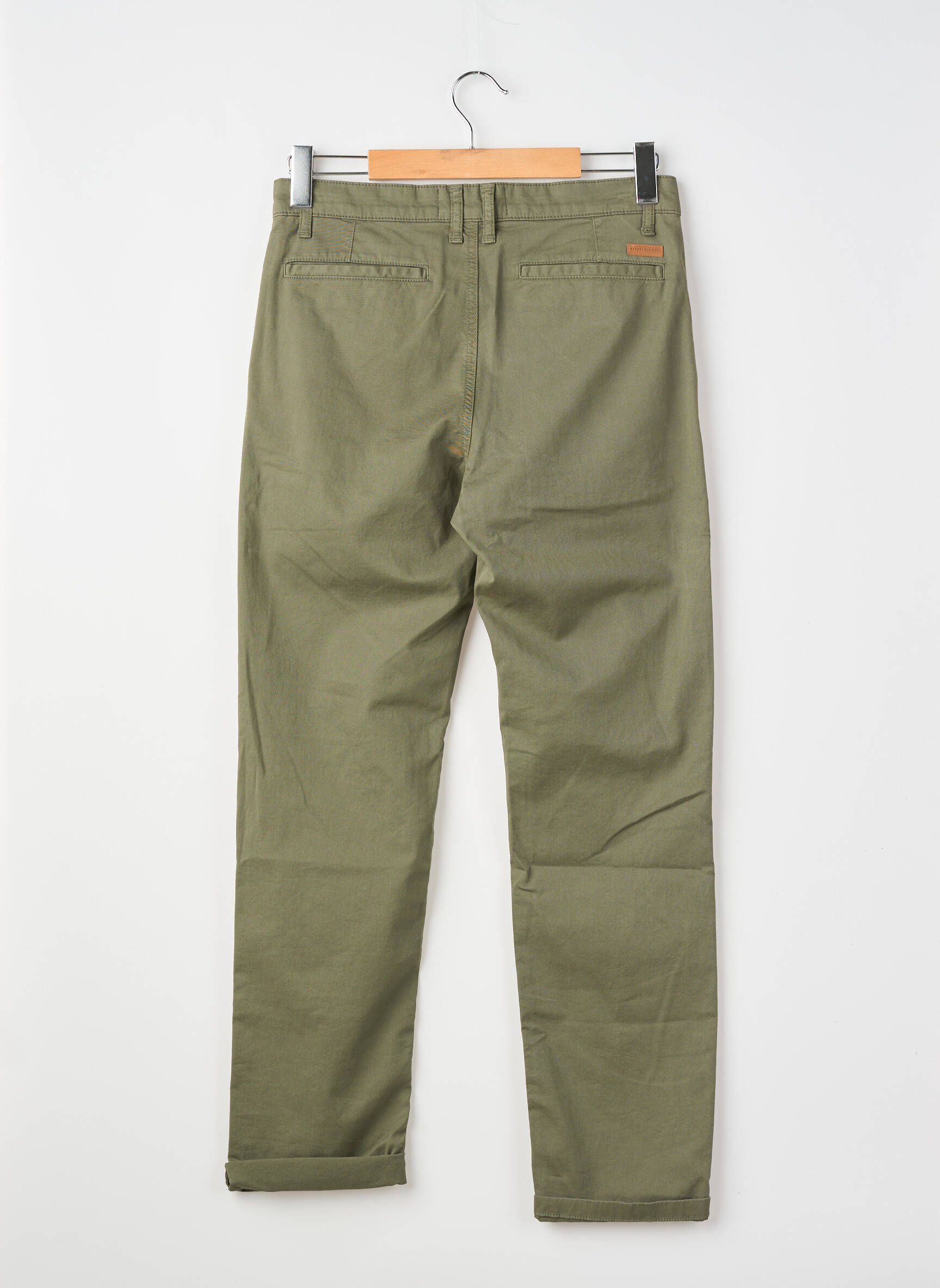 Pantalon chino poches taille normale vert STREET ONE homme