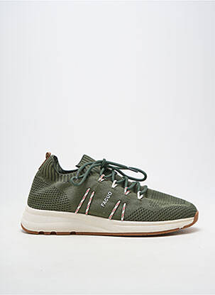Baskets bout rond bout rond vert FAGUO homme