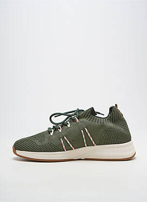 Baskets bout rond bout rond vert FAGUO homme