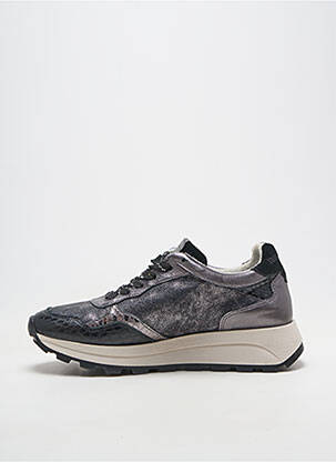 Baskets matière lisse talon plat jusqu'à 3cm noir REDSKINS femme