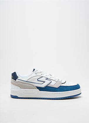 Baskets matière lisse bout rond bleu SCHMOOVE homme
